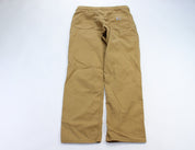Carhartt Logo Patch Tan Carpenter Pants - ThriftedThreads.com