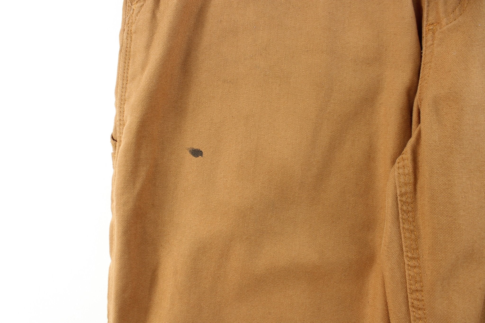 Carhartt Logo Patch Tan Pants - ThriftedThreads.com