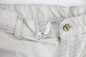 Carhartt Logo Patch White Cargo Shorts - ThriftedThreads.com