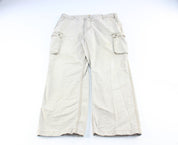 Carhartt Logo Patch White Pants - ThriftedThreads.com