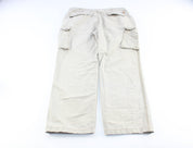 Carhartt Logo Patch White Pants - ThriftedThreads.com