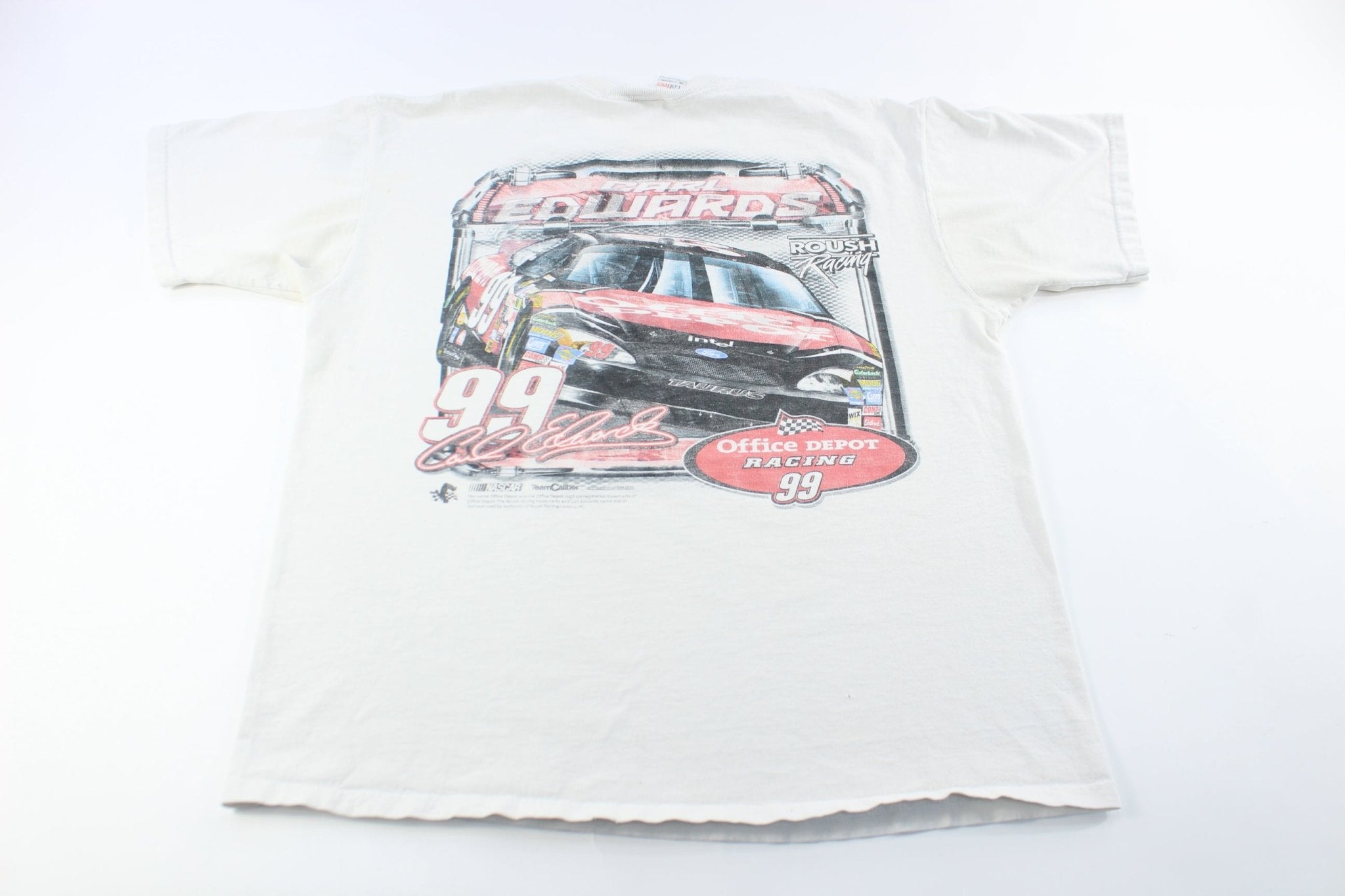Carl Edwards Office Depot Racing T-Shirt - ThriftedThreads.com