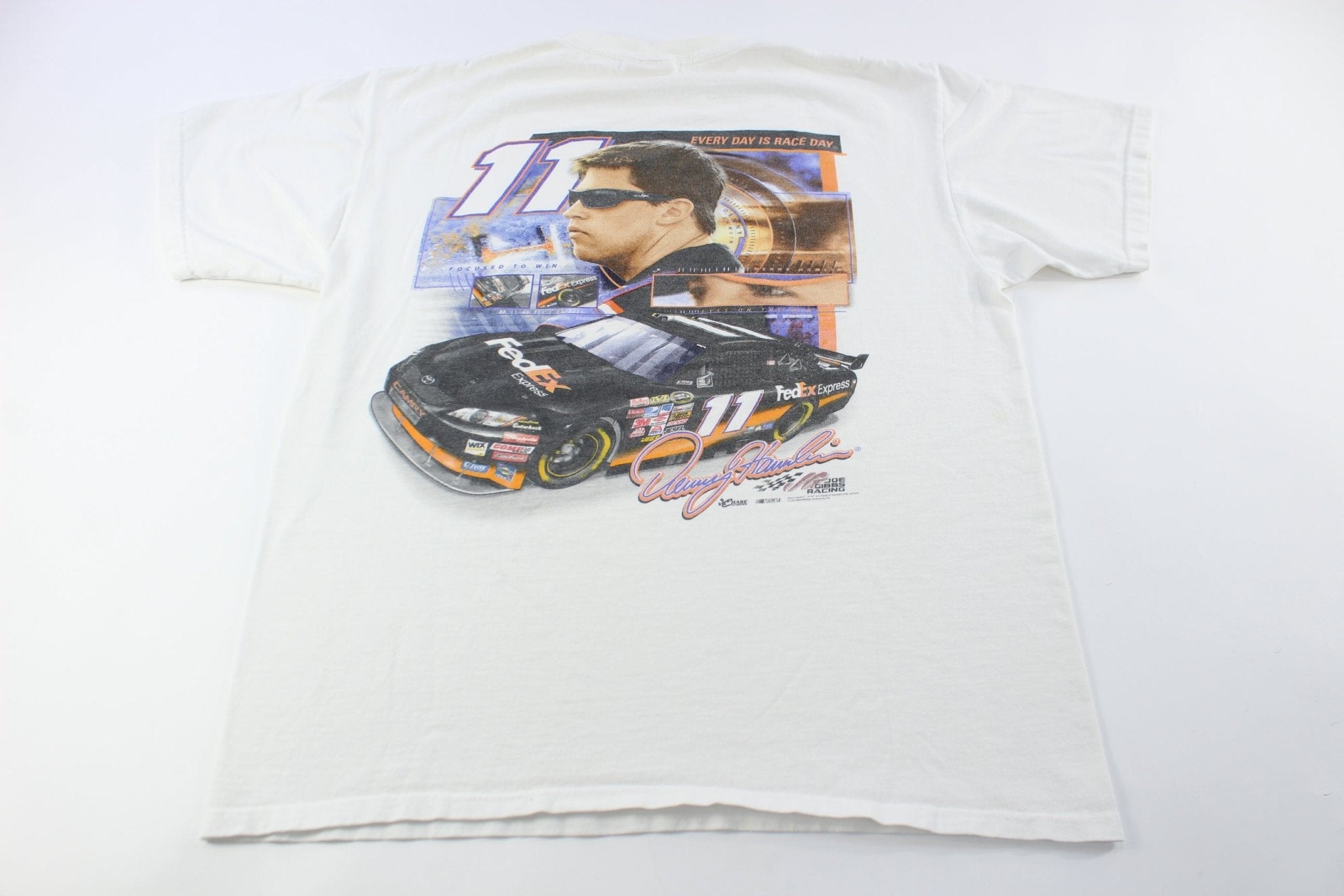 Chase Authentics Denny Hamlin Racing T-Shirt - ThriftedThreads.com