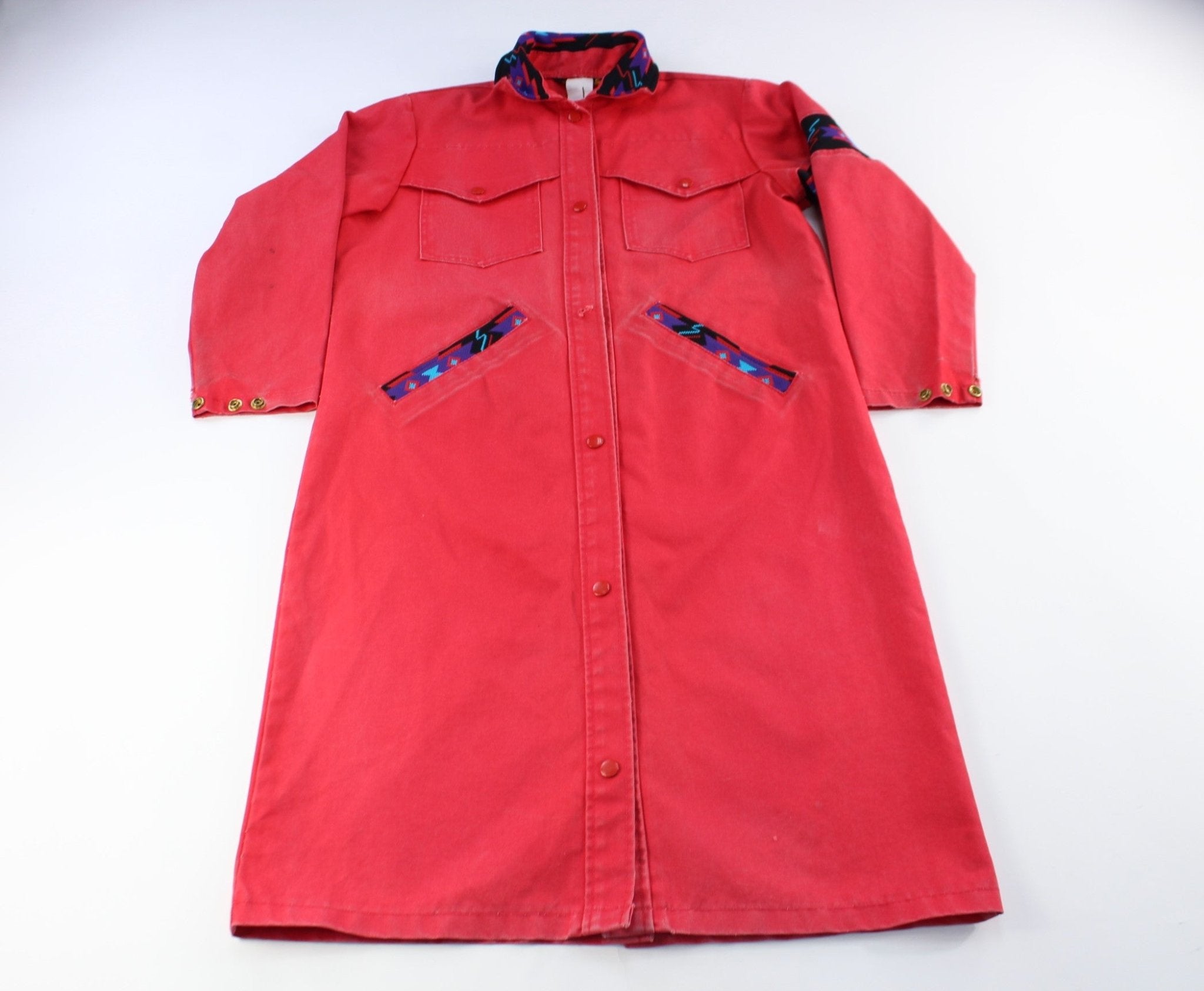 David James Western Aztec Coat - ThriftedThreads.com