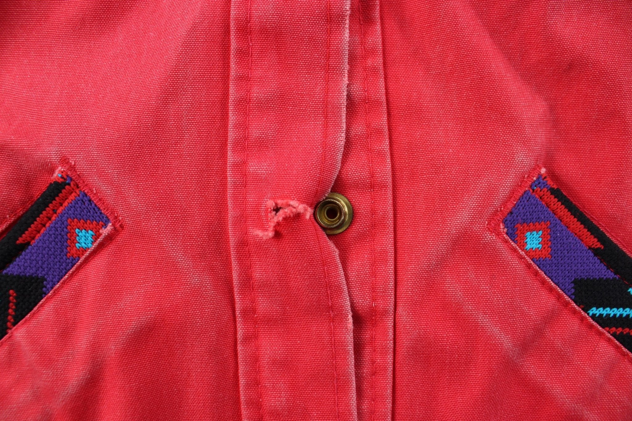 David James Western Aztec Coat - ThriftedThreads.com