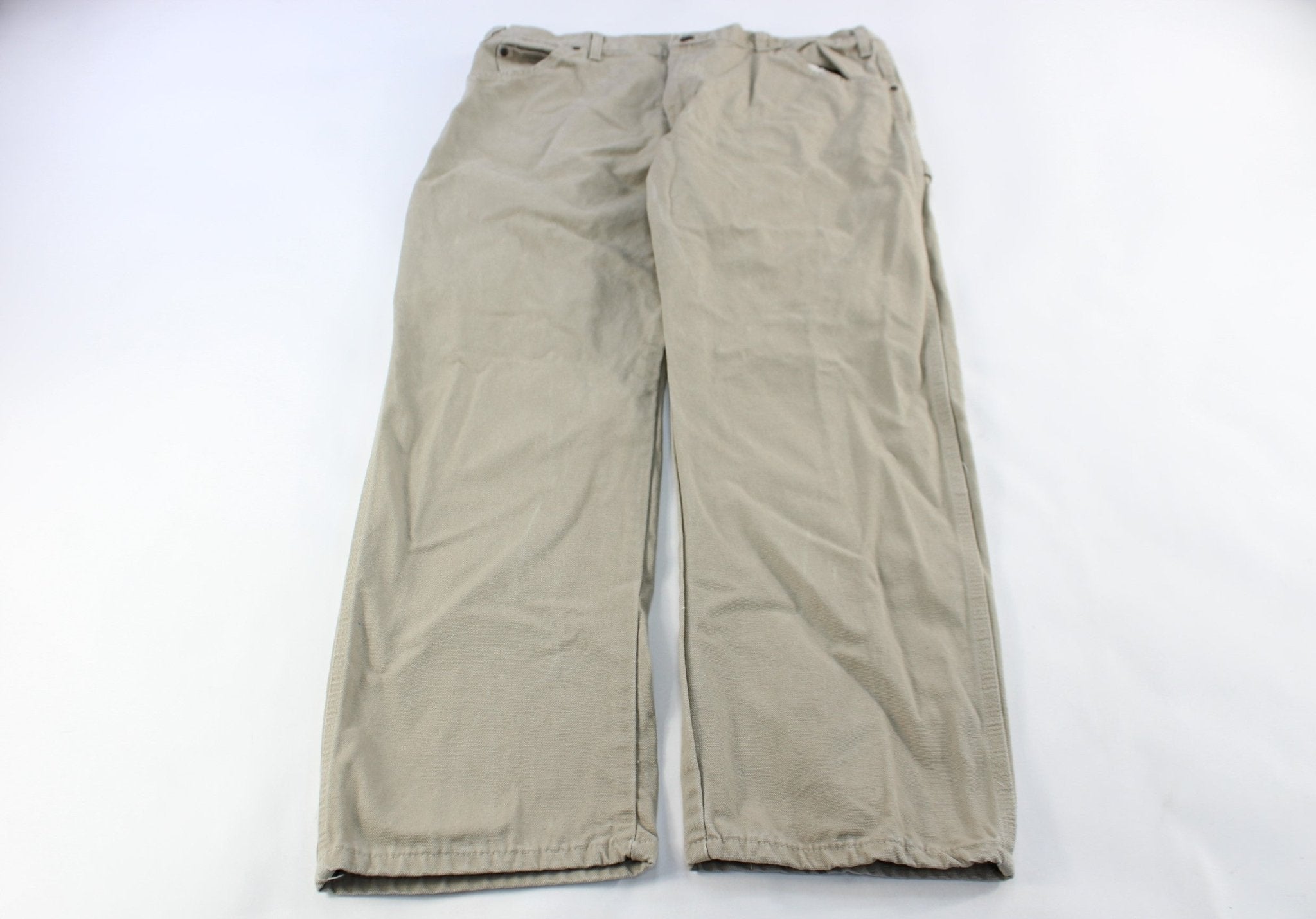 Dickie's Logo Patch Beige Pants - Pants/Shorts - Thrifted Threads