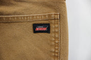 Dickie's Logo Patch Tan Carpenter Pants - ThriftedThreads.com