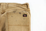 Dickie's Logo Patch Tan Carpenter Pants - ThriftedThreads.com