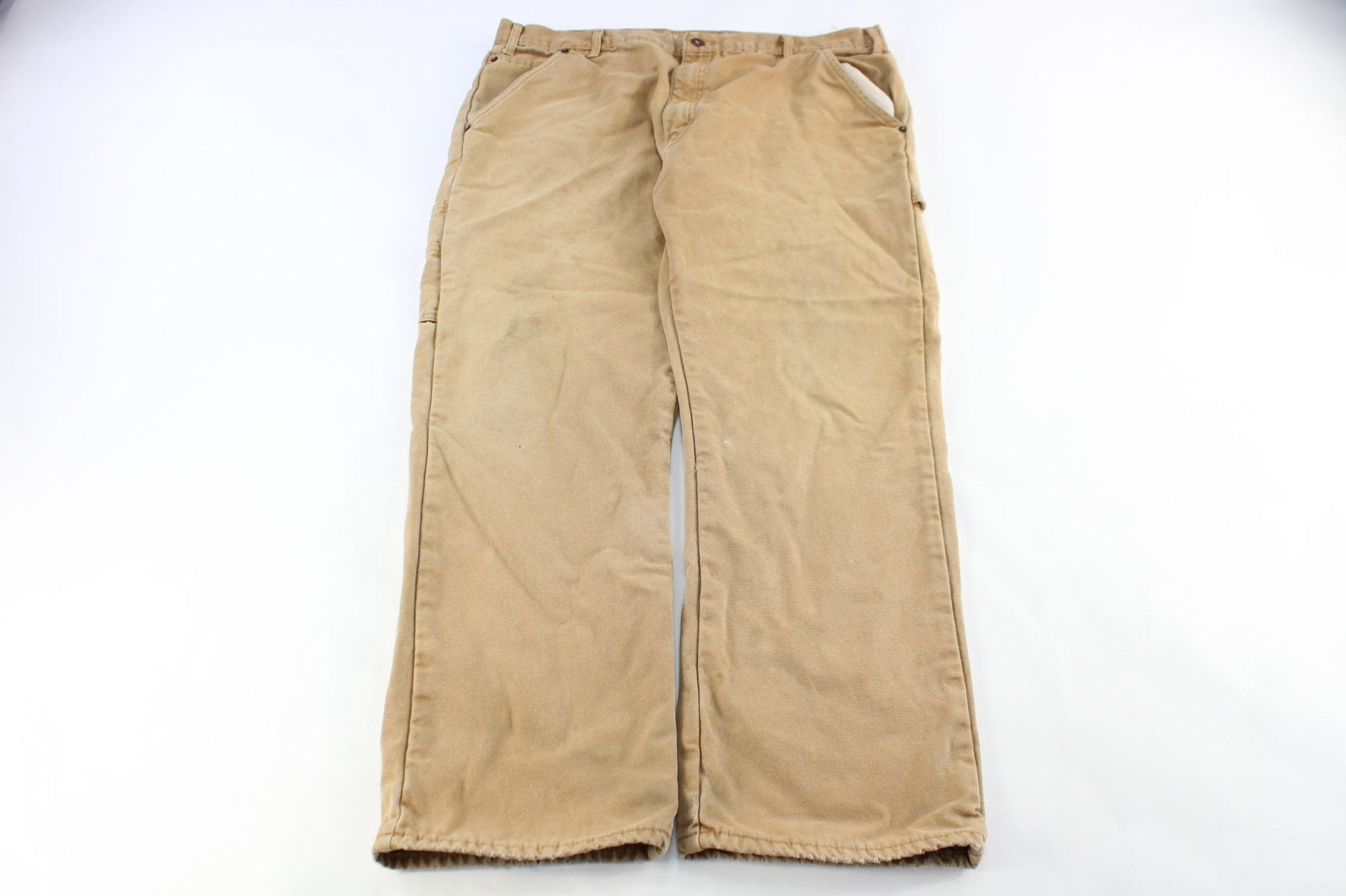 Dickie's Logo Patch Tan Carpenter Pants - Pants/Shorts - Thrifted Threads