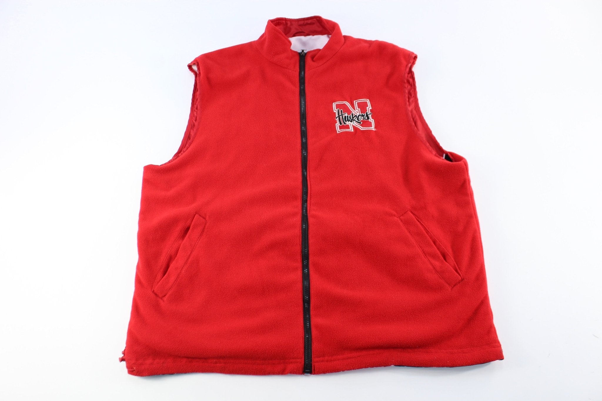 G-III Sports Embroidered Nebraska Huskers 2-in-1 Zip Up Jacket - ThriftedThreads.com