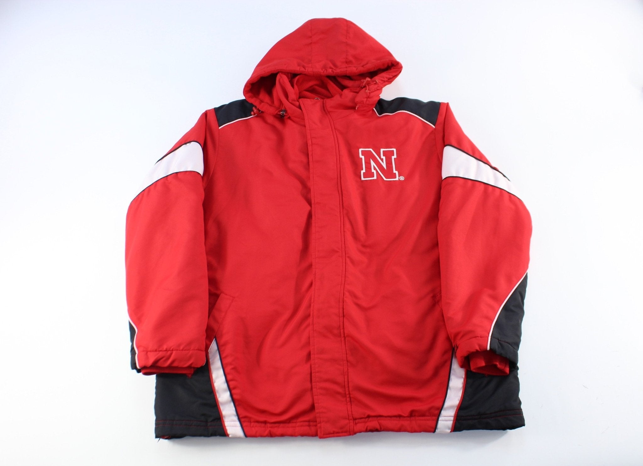 G-III Sports Embroidered Nebraska Huskers 2-in-1 Zip Up Jacket - ThriftedThreads.com