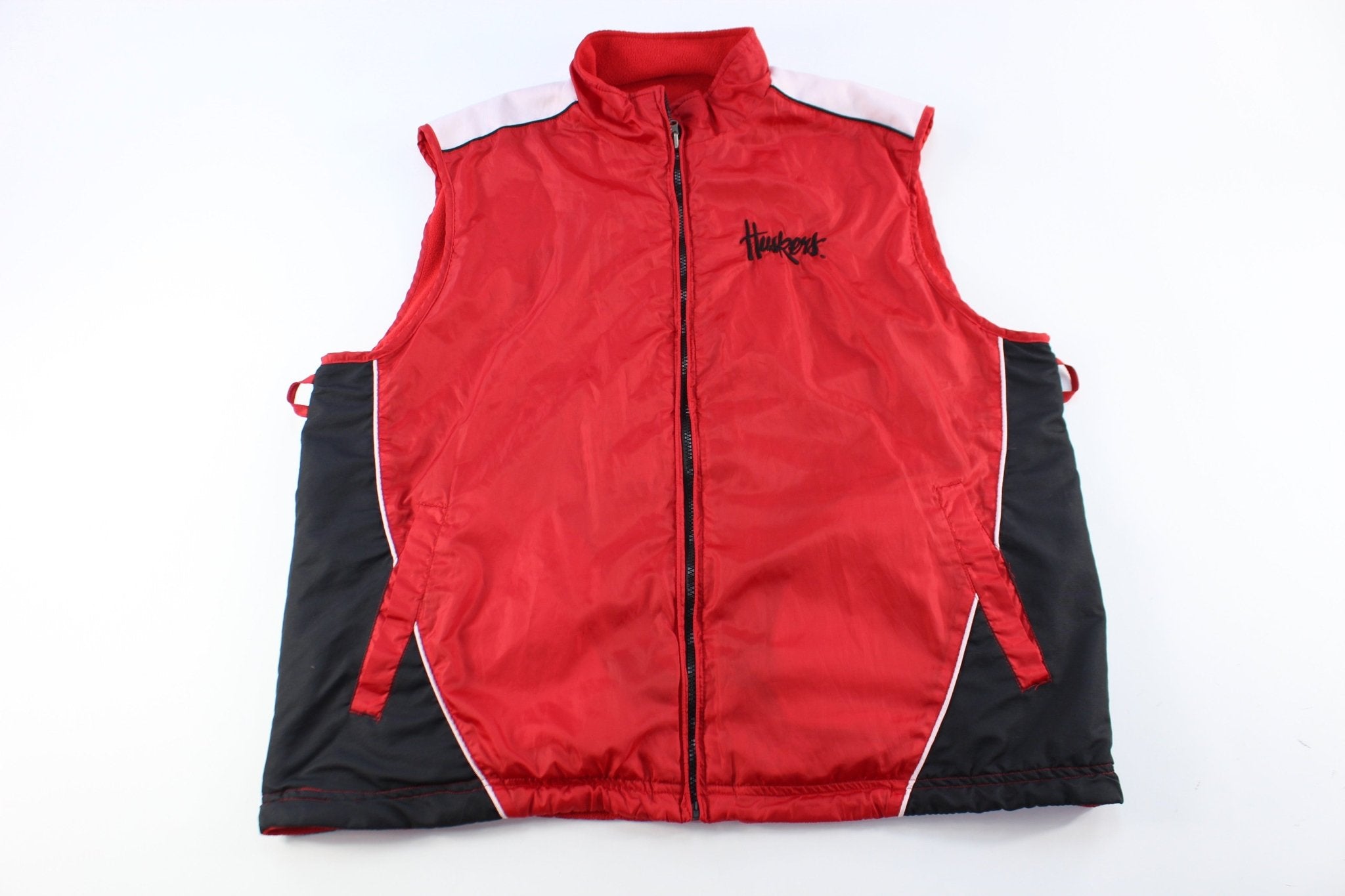 G-III Sports Embroidered Nebraska Huskers 2-in-1 Zip Up Jacket - ThriftedThreads.com