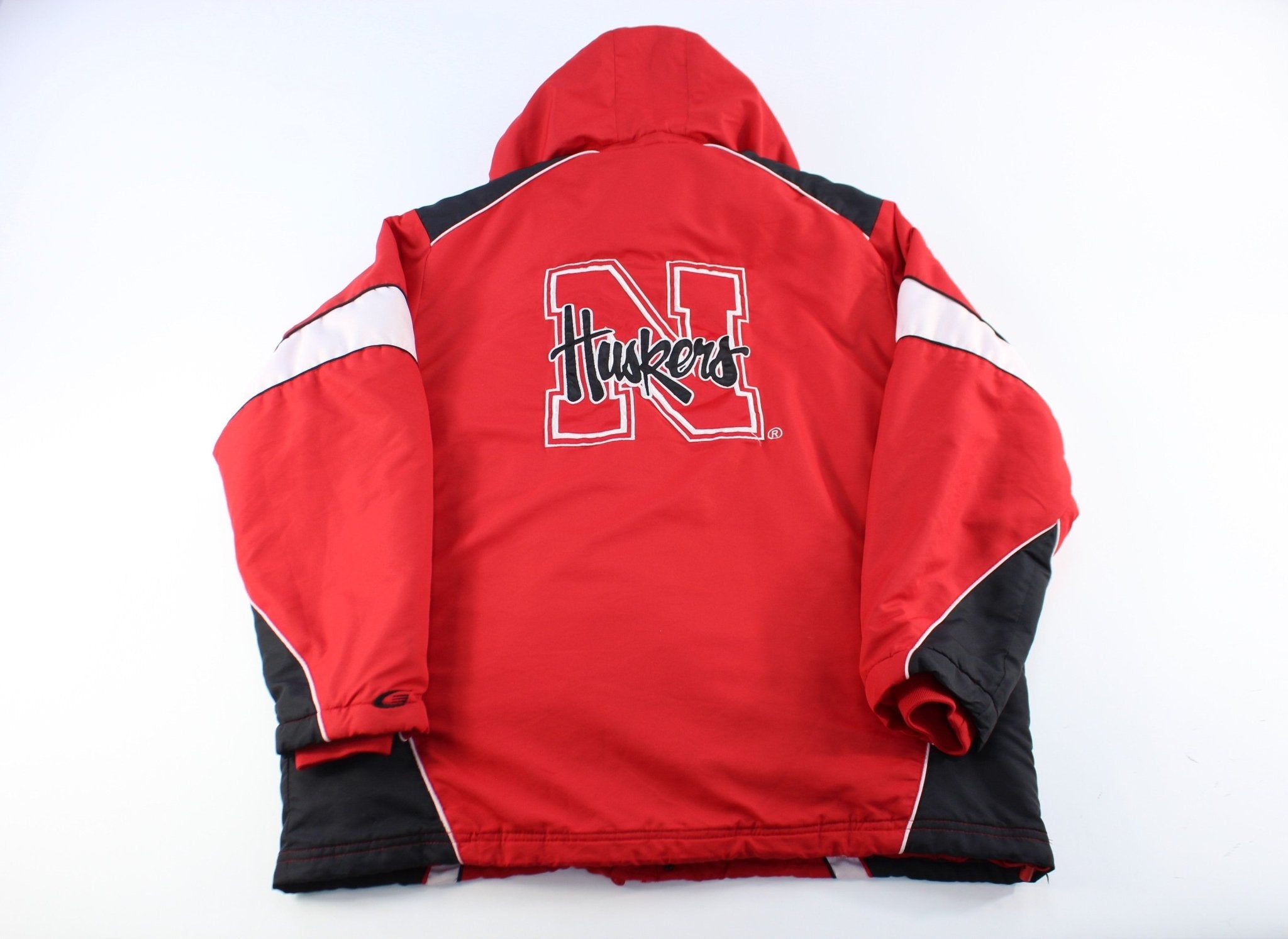 G-III Sports Embroidered Nebraska Huskers 2-in-1 Zip Up Jacket - ThriftedThreads.com