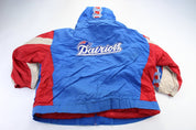 Game Day Embroidered New England Patriots Zip Up Jacket - ThriftedThreads.com