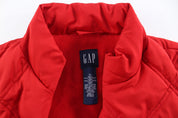 Gap Red Quilted Zip Up Vest - ThriftedThreads.com