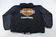 Harley Davidson Motorcycles Cozumel, Mexico Zip Up Jacket - ThriftedThreads.com