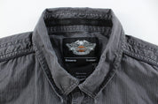 Harley Davidson Motorcycles Embroidered Button Down - ThriftedThreads.com