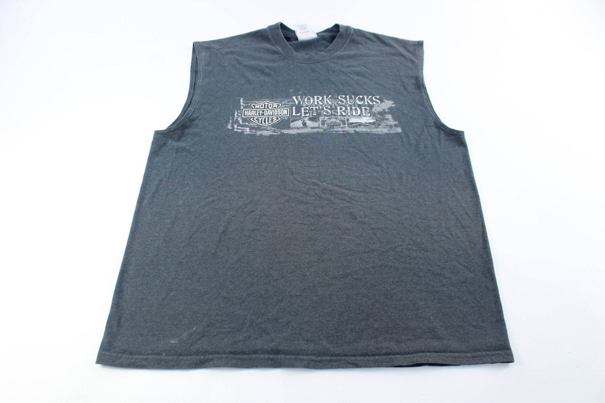 Harley Davidson Motorcycles Hickory, North Carolina Tank Top - ThriftedThreads.com