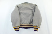 Howe Athletic Apparel Purple & Gold Reversible Varsity Jacket - ThriftedThreads.com