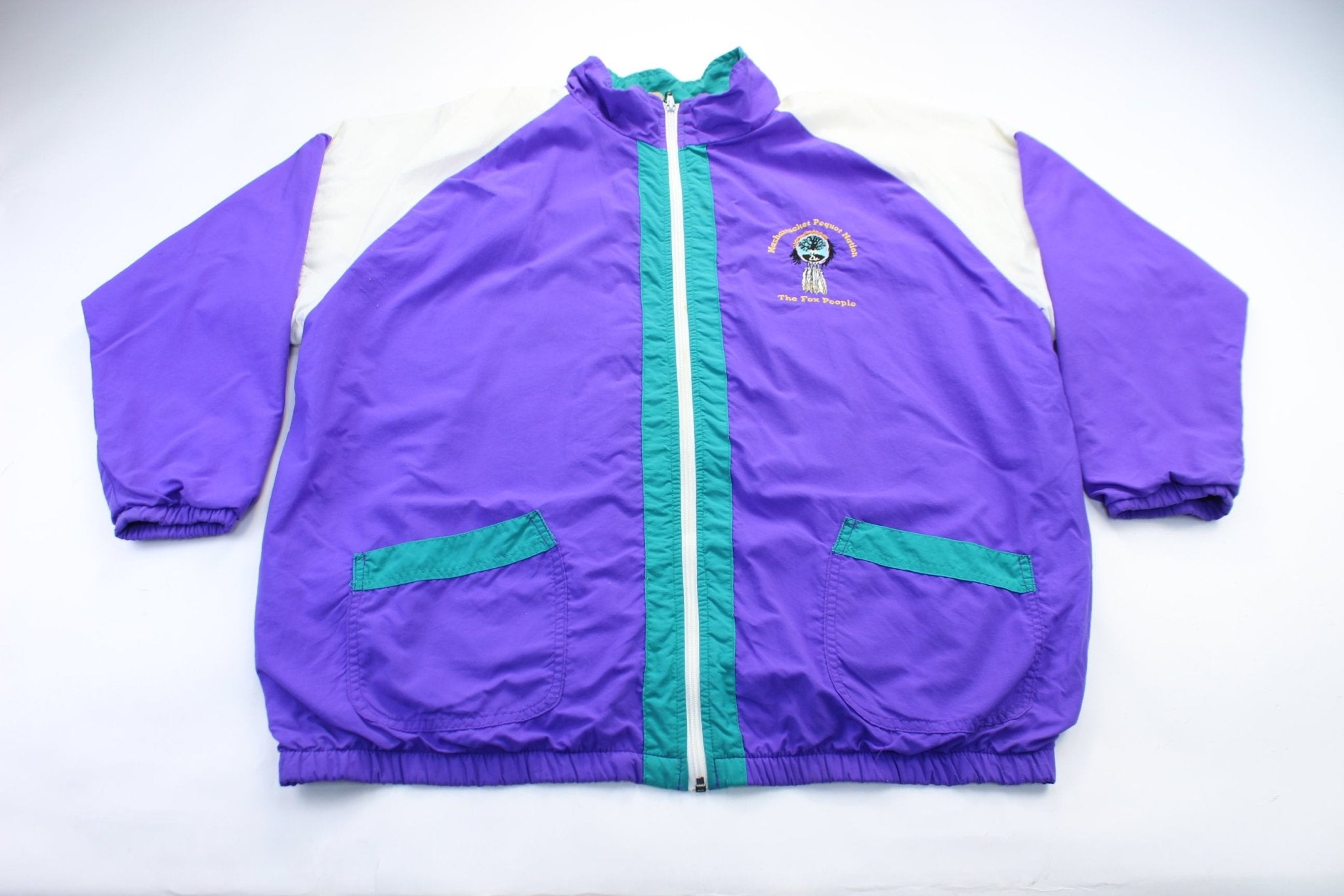 Imprintables Embroidered Foxwoods Dance Toupe Jacket - ThriftedThreads.com