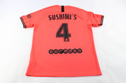 Jordan Embroidered Logo Paris Saint-Germain Soccer Jersey - ThriftedThreads.com