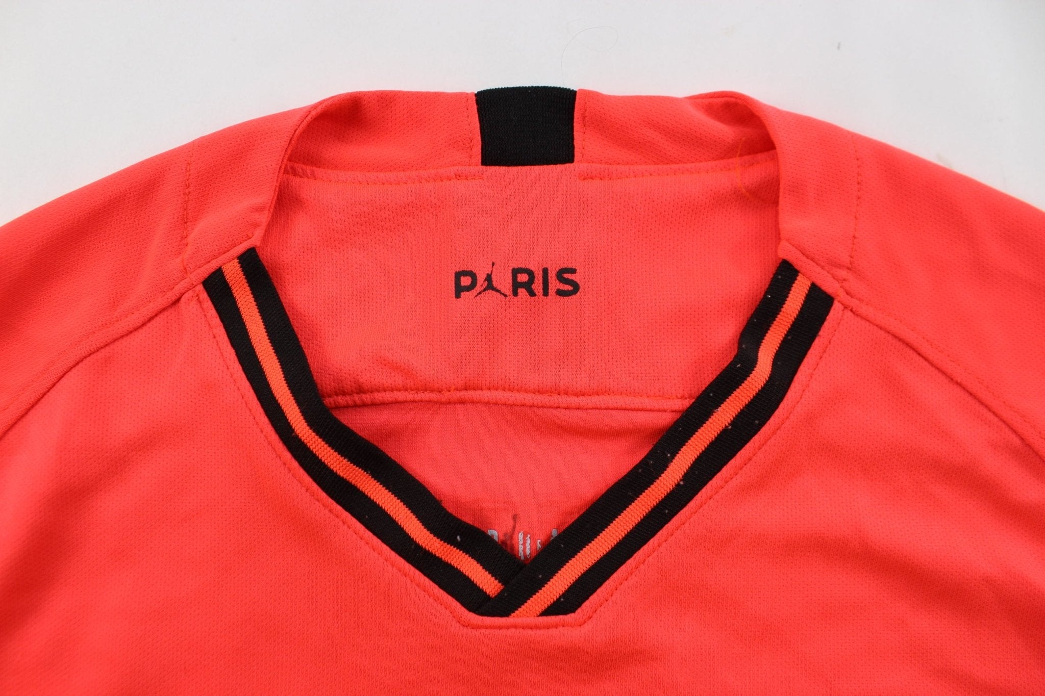 Jordan Embroidered Logo Paris Saint-Germain Soccer Jersey - ThriftedThreads.com