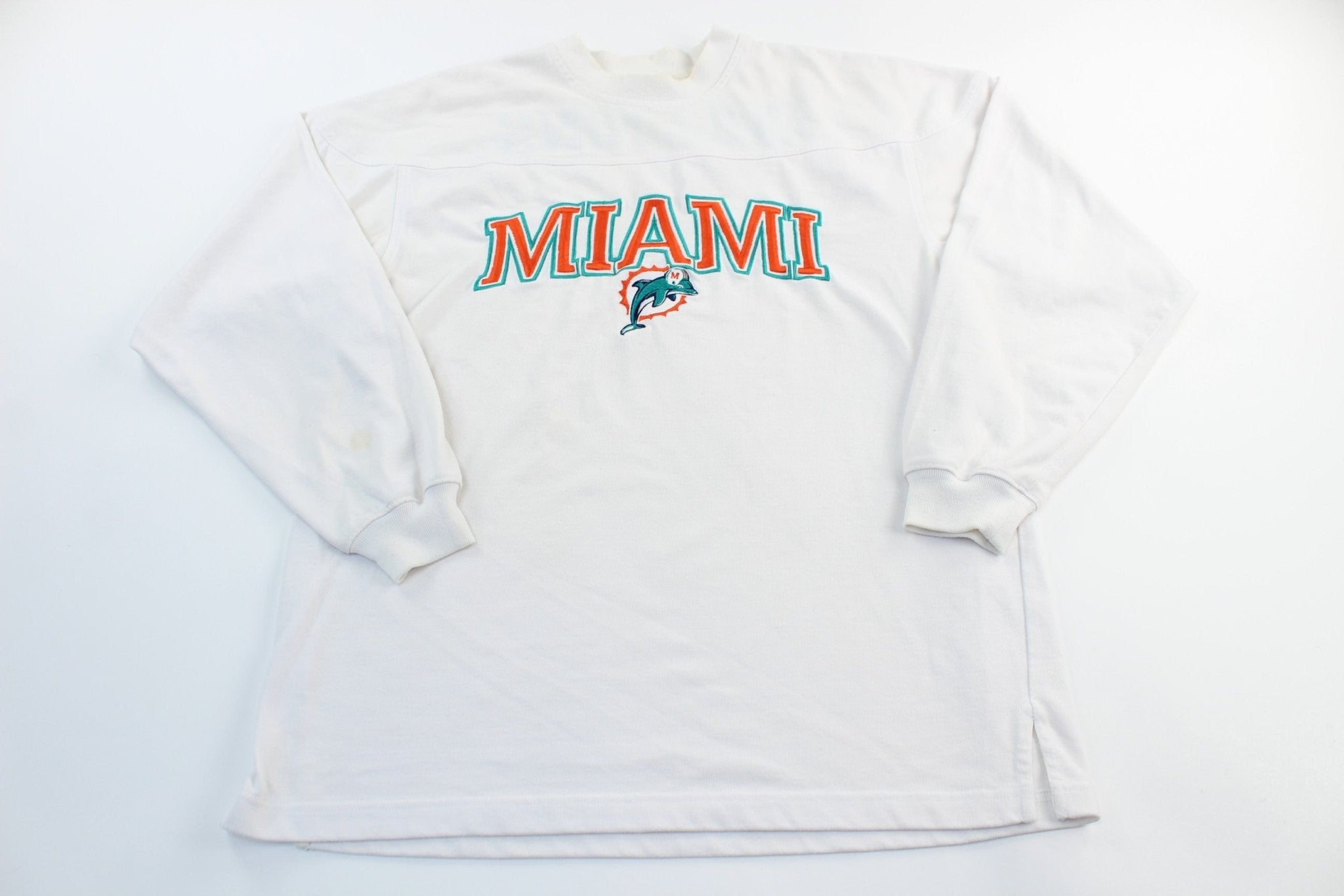 Vintage Clothing Lee Sport Miami Dolphins Embroidered Sweatshirt Large / 3C79