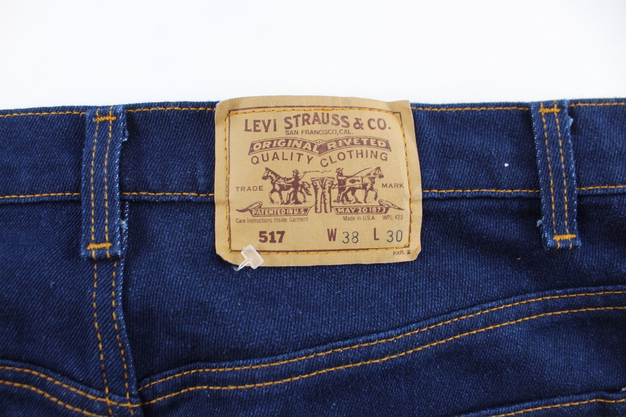 Levi's 517 Red Tab Dark Wash Denim Jeans - ThriftedThreads.com