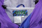 L.L. Bean Sunbuster Black, Blue, & Purple Zip Up Jacket - ThriftedThreads.com
