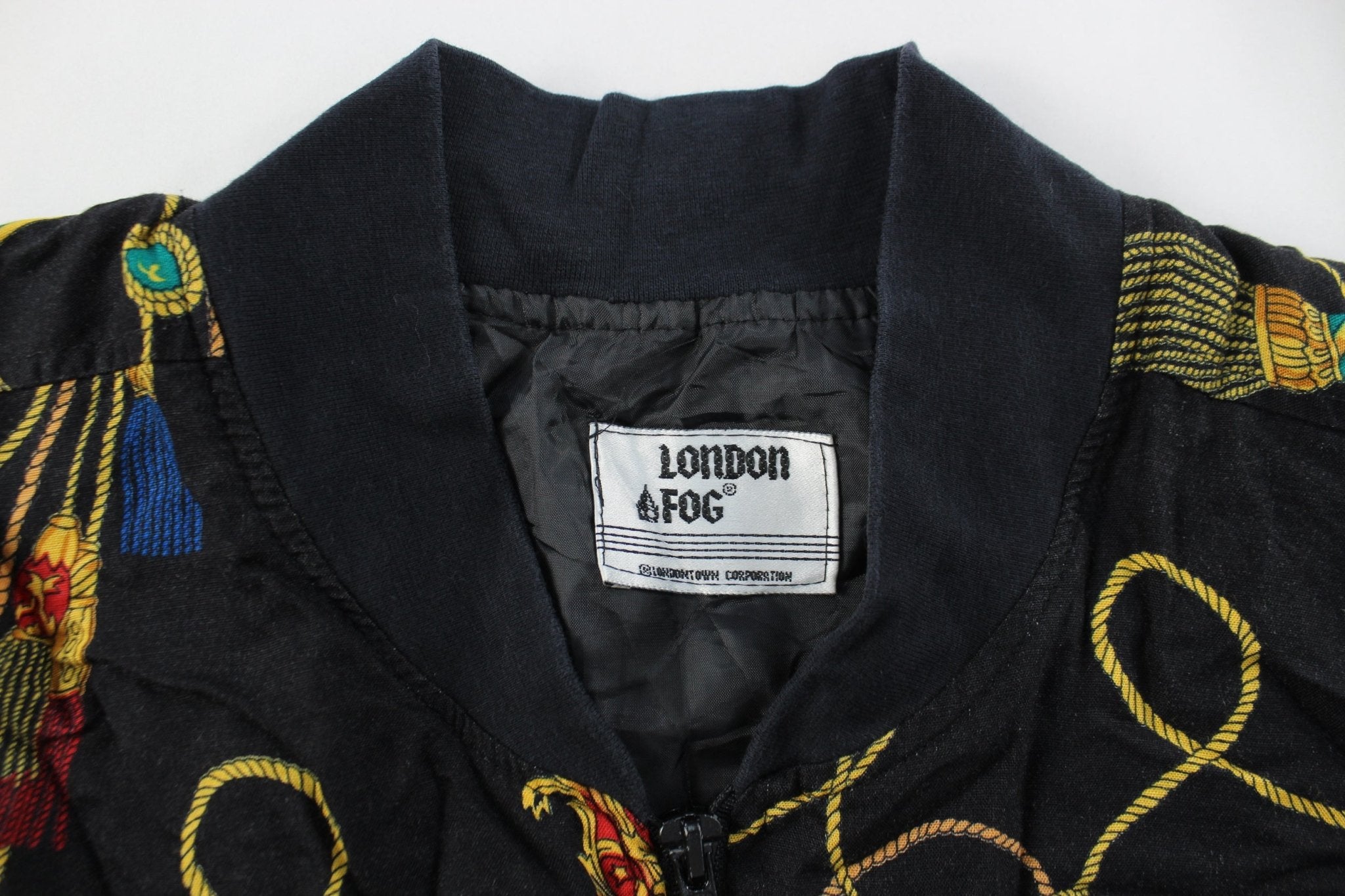 Versace zip-up bomber jacket - Black