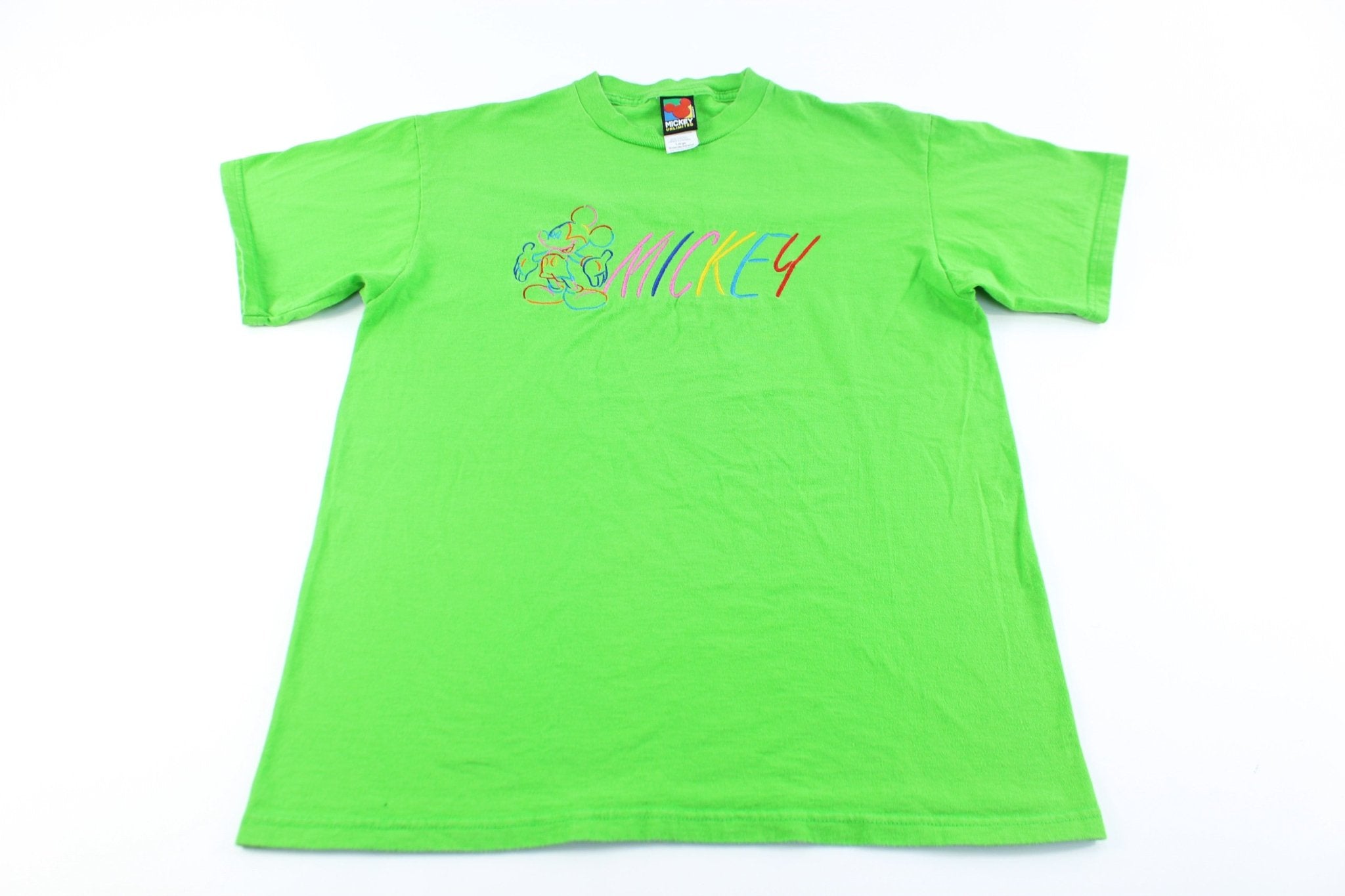 Mickey Mouse Embroidered Graphic T-shirt - ThriftedThreads.com
