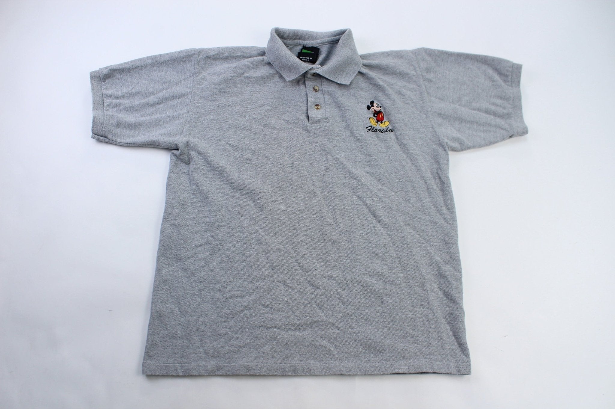 Mickey Unlimited Florida Button Up Polo - ThriftedThreads.com