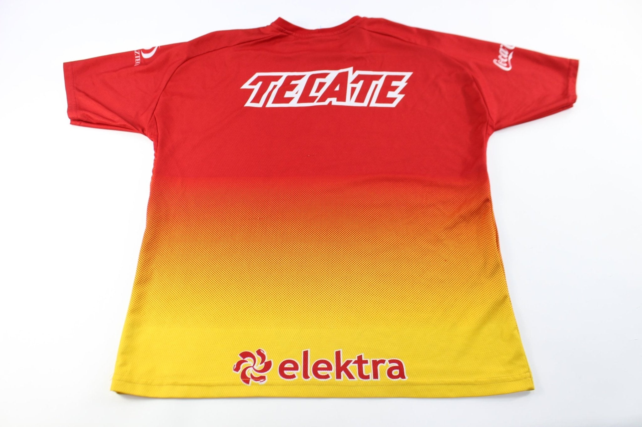 Monarcas Morelia Red & Yellow Soccer Jersey - ThriftedThreads.com