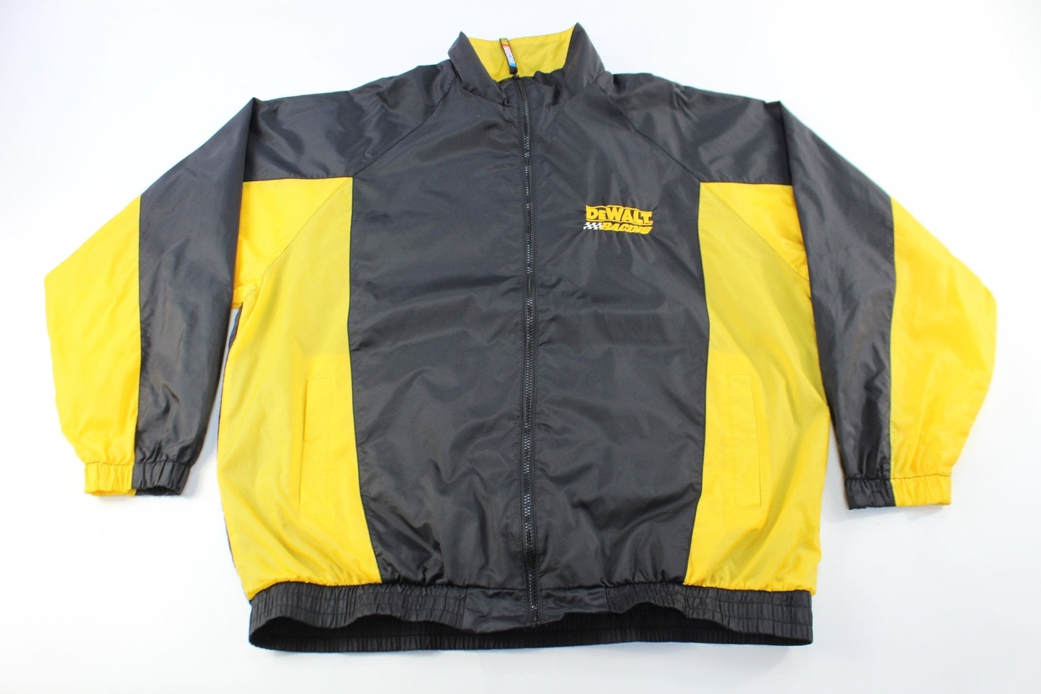 Nascar Embroidered DeWalt Racing Zip Up Jacket - Jackets - Thrifted Threads