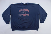New England Patriots Navy Blue Sweatshirt - ThriftedThreads.com