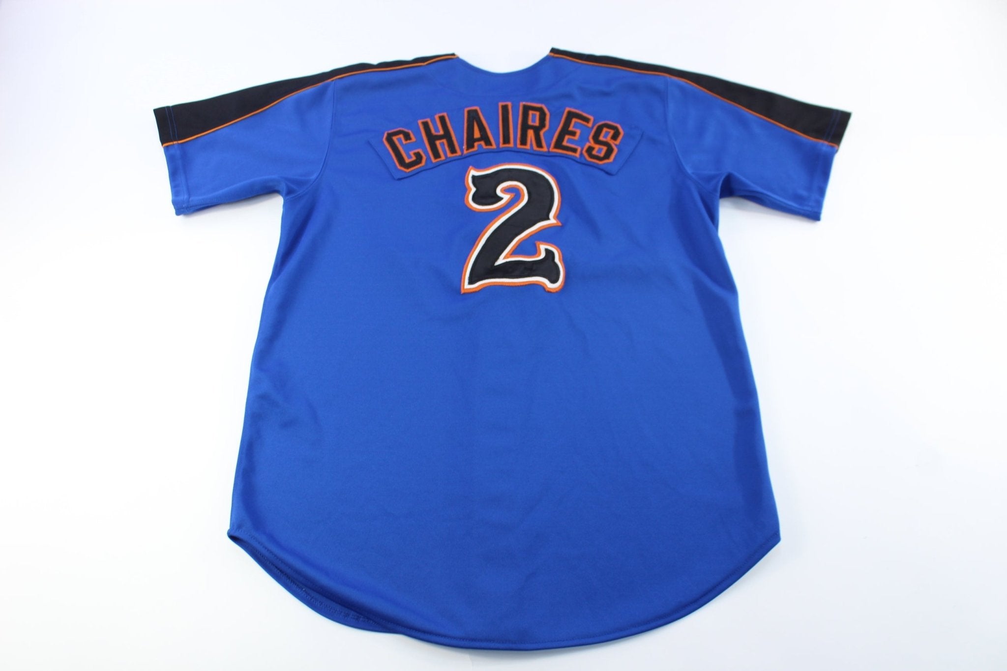 New York Mets #2 Chaires Baseball Jersey - ThriftedThreads.com