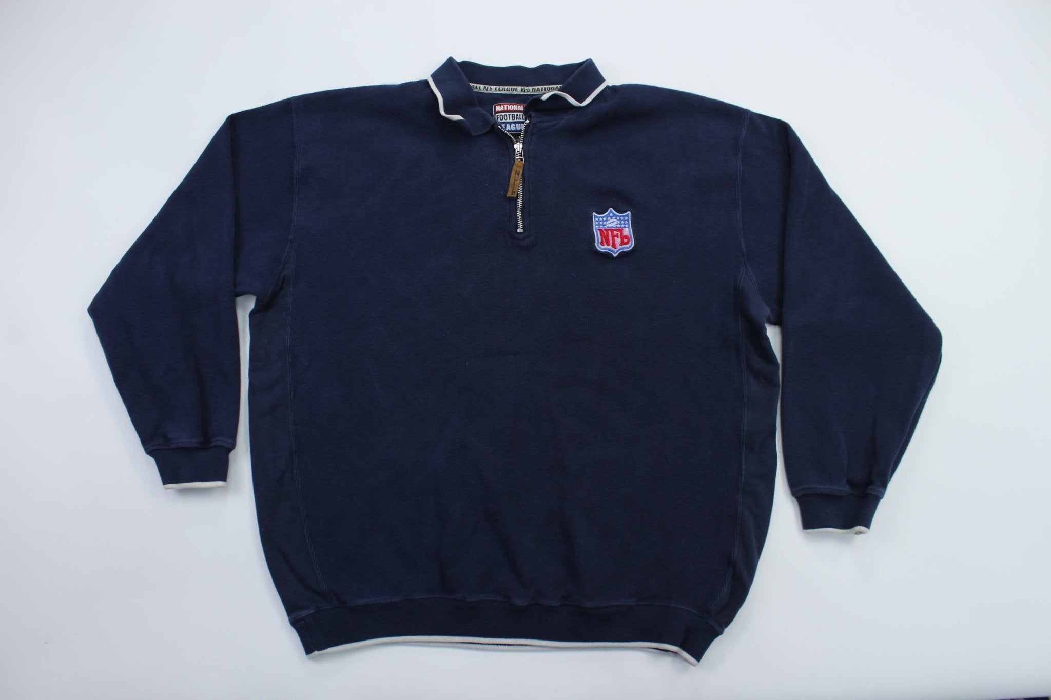 NFL Logo Patch Navy Blue Sweatshirt –