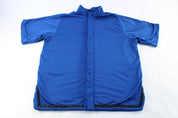 Nike Embroidered Logo Blue Athletic Warm Up Jersey - ThriftedThreads.com