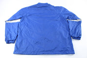 Nike Embroidered Logo Blue & White Zip Up Jacket - ThriftedThreads.com