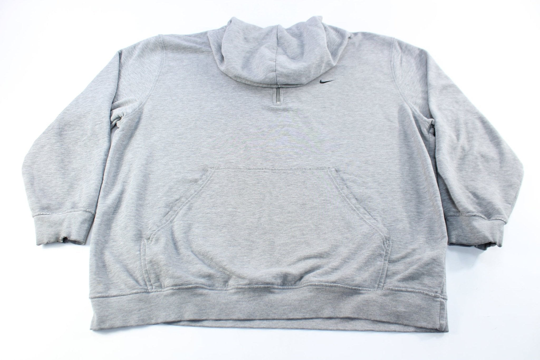 Nike Embroidered Logo Grey Zip Up Jacket - ThriftedThreads.com