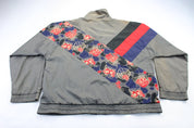 Olympics Colorful Windbreaker Zip Up Jacket - ThriftedThreads.com