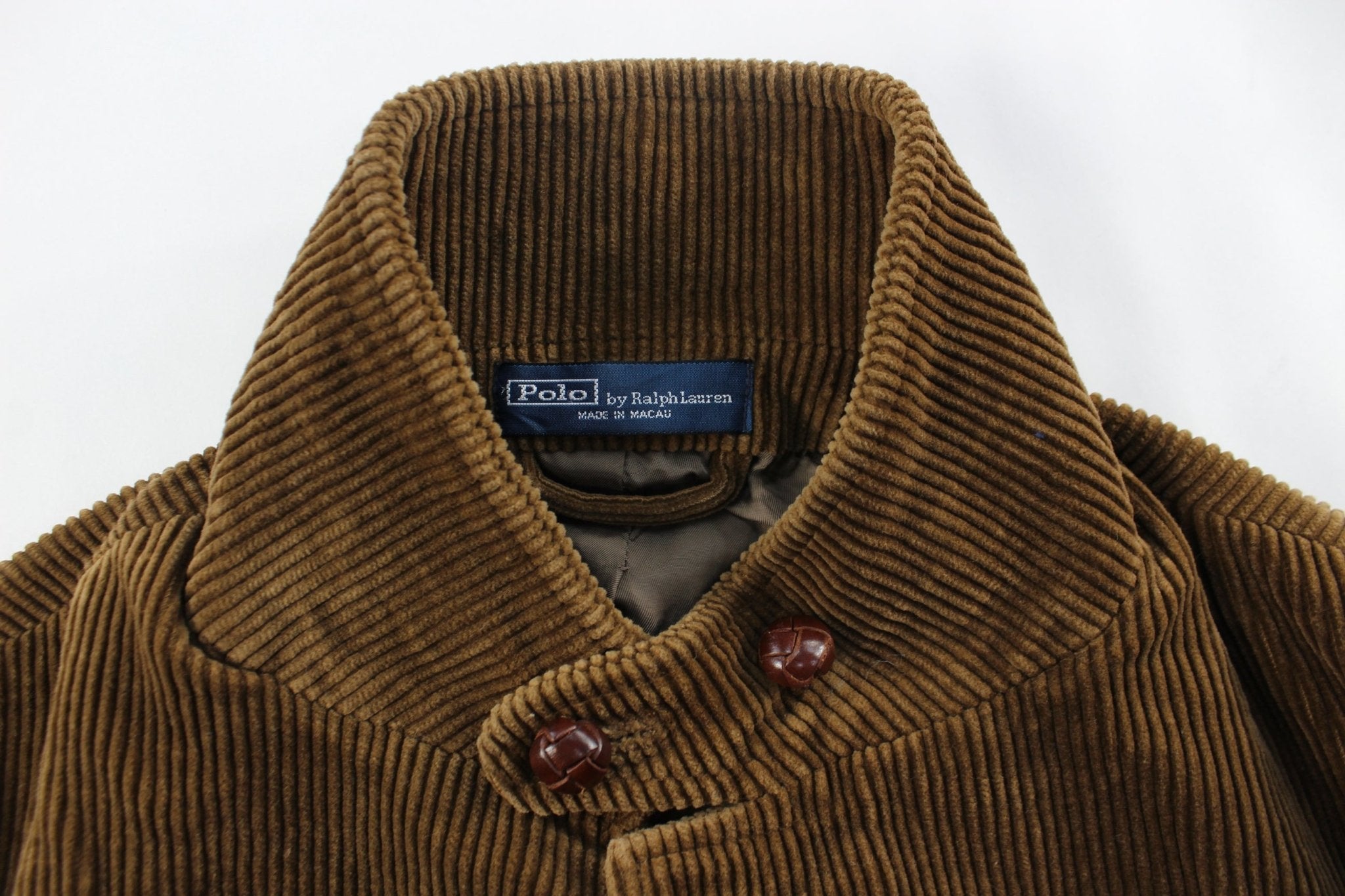 Polo by Ralph Lauren Brown Corduroy Coat - ThriftedThreads.com