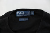 Polo by Ralph Lauren Embroidered Logo Black Golf Vest - ThriftedThreads.com
