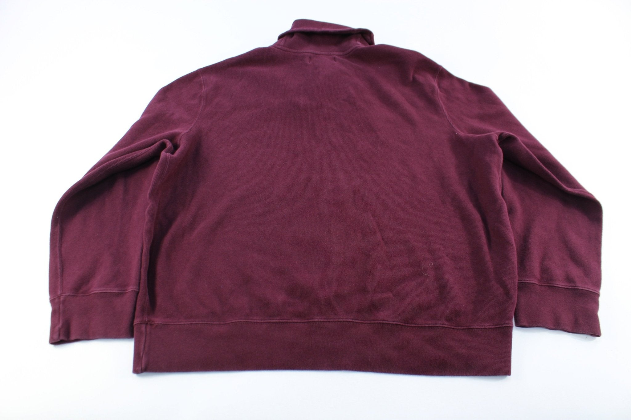Polo by Ralph Lauren Embroidered Logo Purple Sweater - ThriftedThreads.com