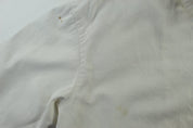 Polo by Ralph Lauren Embroidered Logo White Zip Up Jacket - ThriftedThreads.com