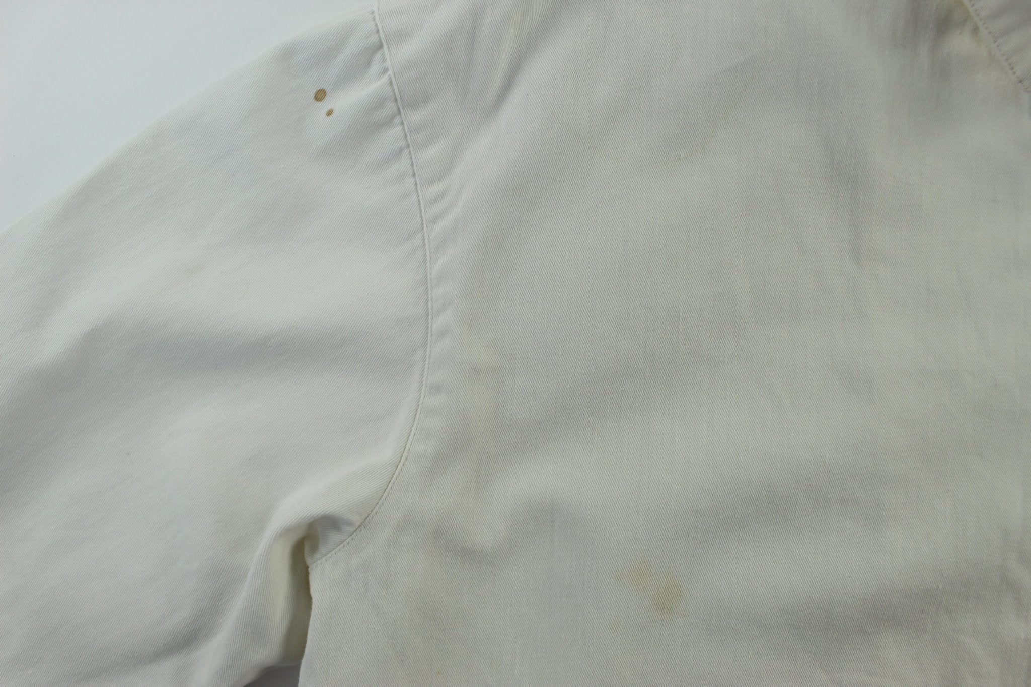 Polo by Ralph Lauren Embroidered Logo White Zip Up Jacket - ThriftedThreads.com