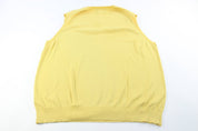 Polo by Ralph Lauren Embroidered Logo Yellow Sweater Vest - ThriftedThreads.com