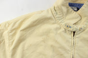 Polo by Ralph Lauren Embroidered Logo Yellow Zip Up Jacket - ThriftedThreads.com