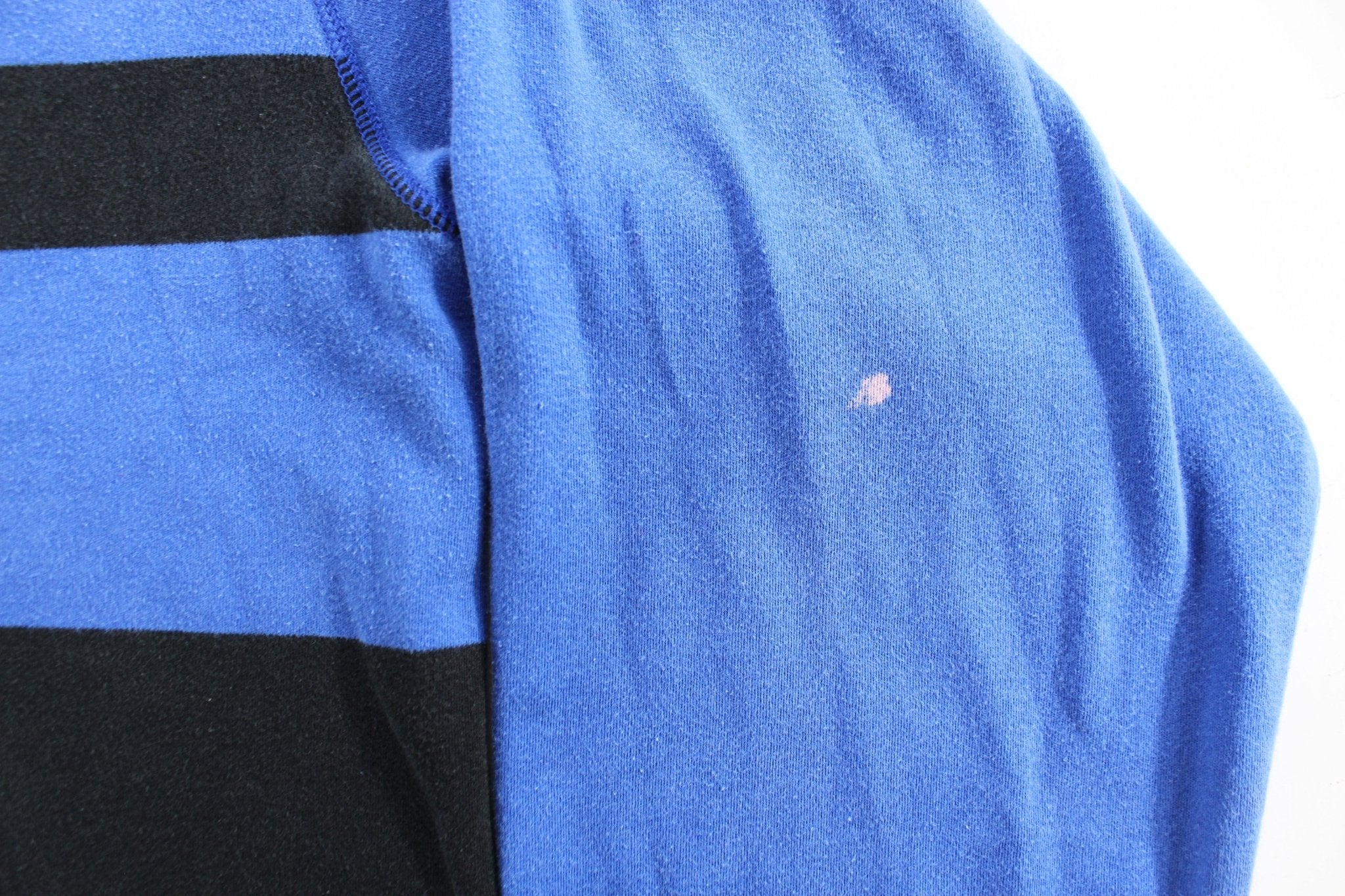 Polo Sport Ralph Lauren Black & Blue Zip Up Sweater - ThriftedThreads.com