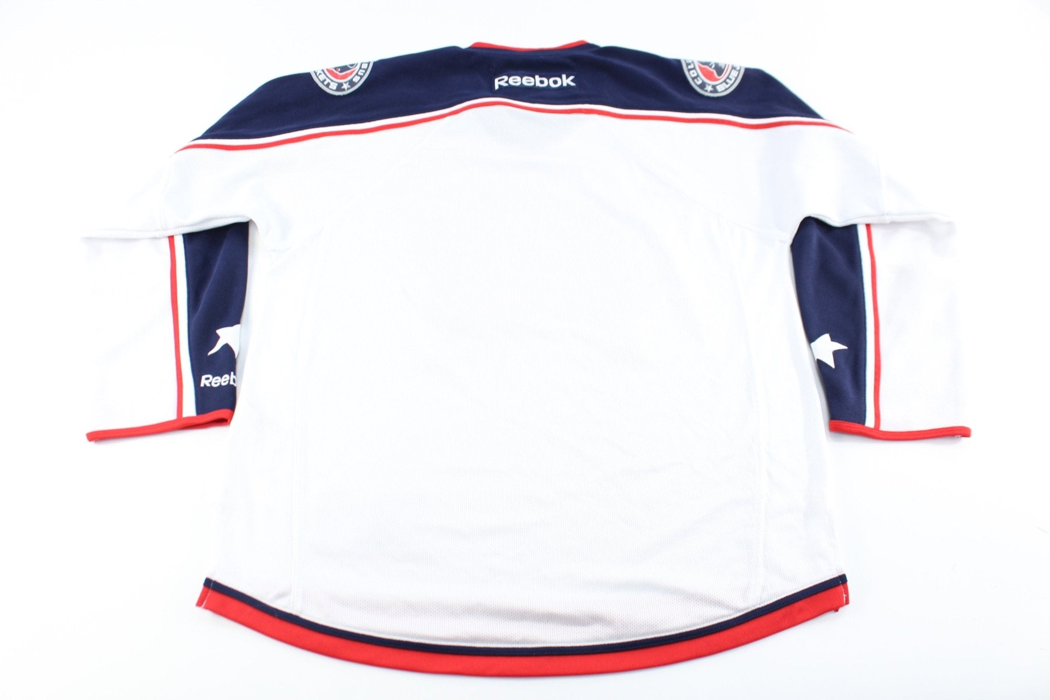 reebok blue jackets jersey